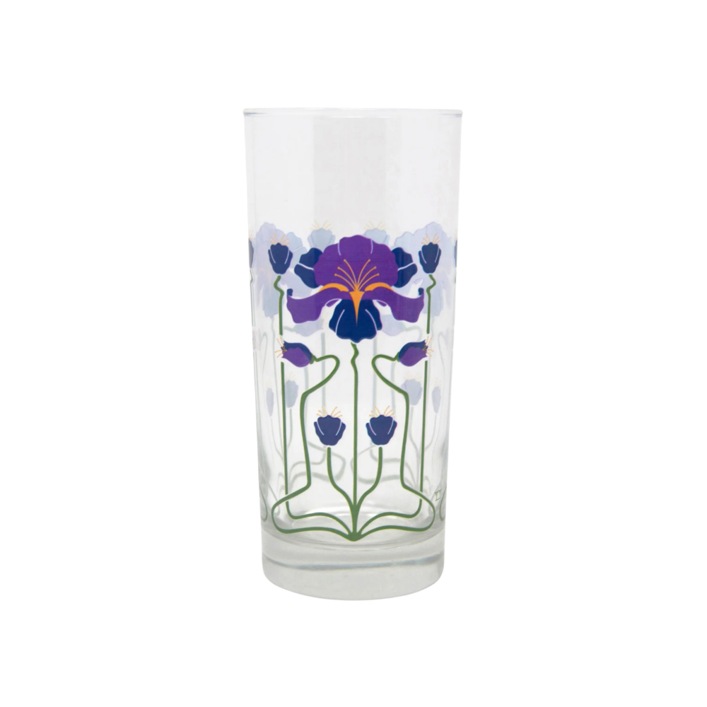 Flower Collins Glass