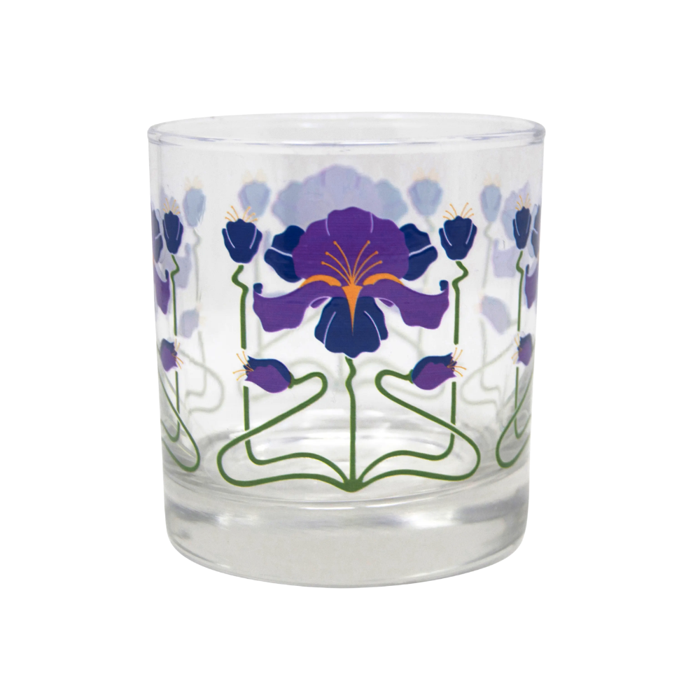 Flower Rocks Glass