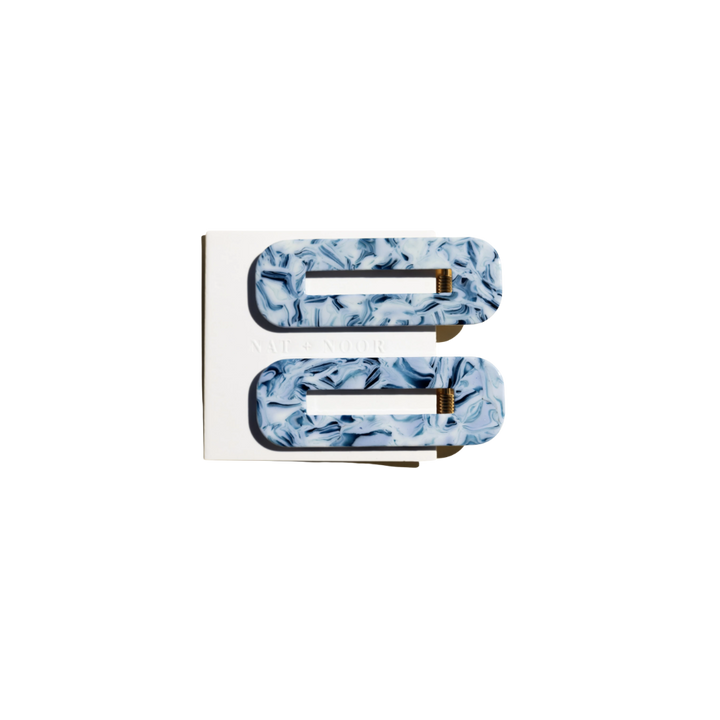 Ocean Tortoise Hair Clip Duo