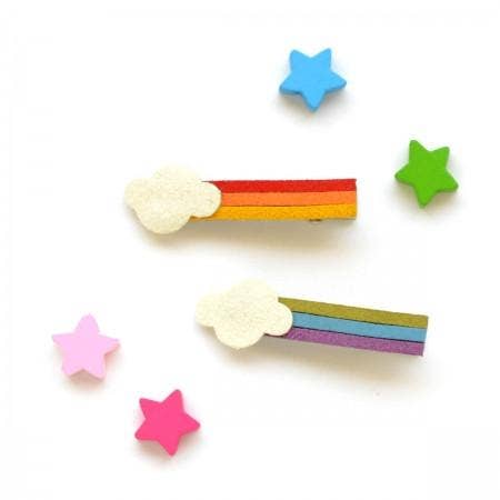 Rainbow Hair Clips