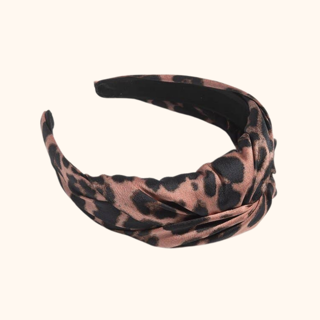 Leopard Knot Headband