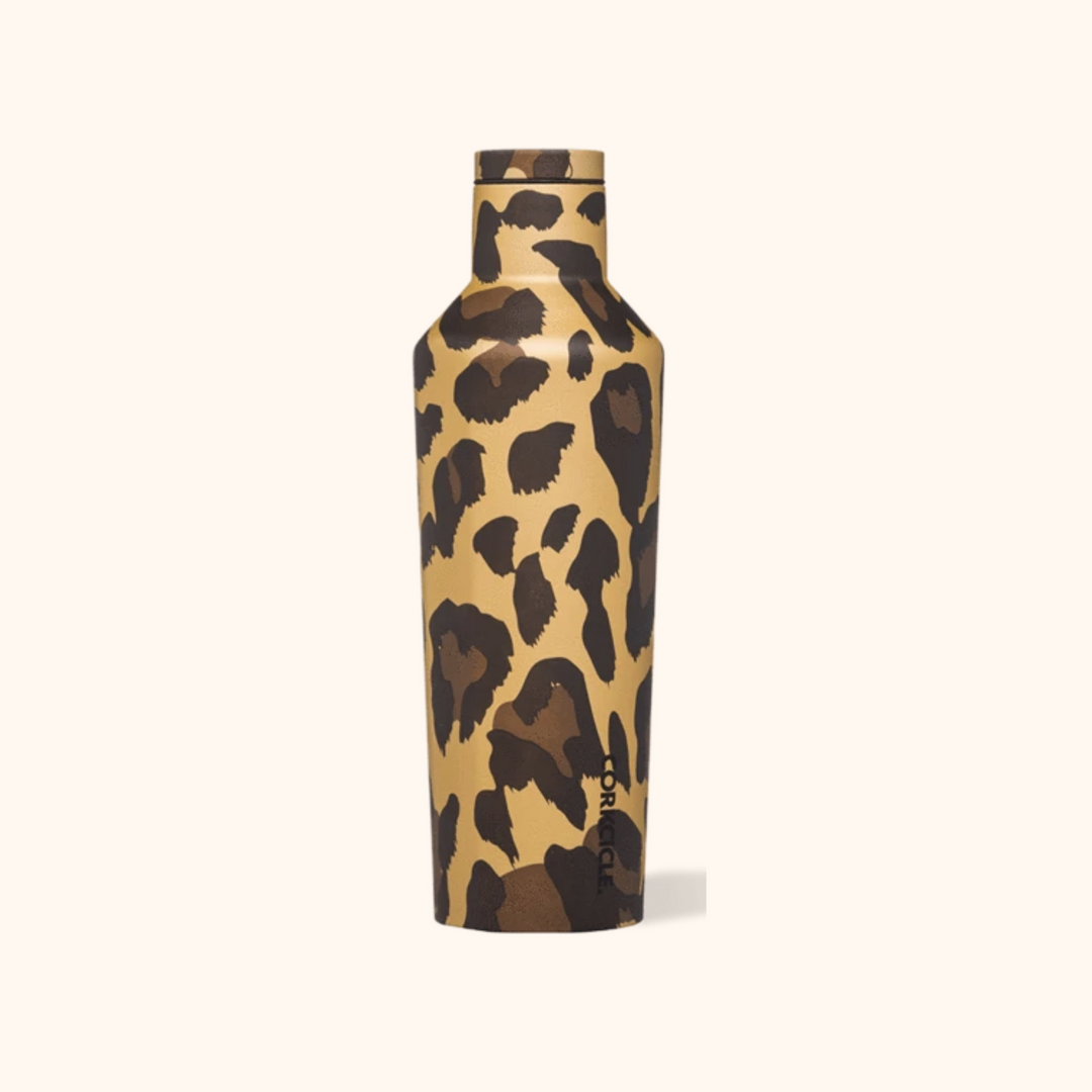 Luxe Leopard 16oz Canteen