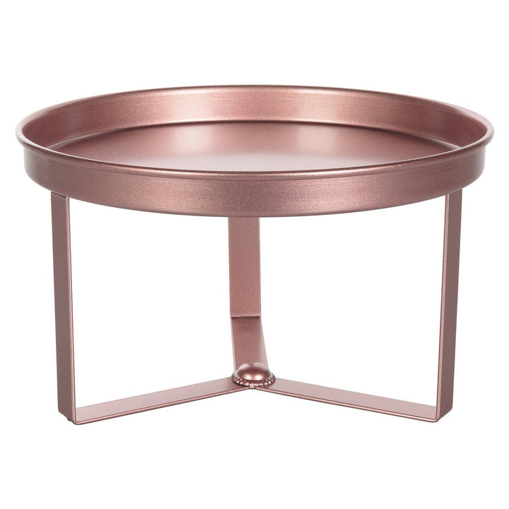 10 Inch Modern Metal Cake Stand with Geometric Legs