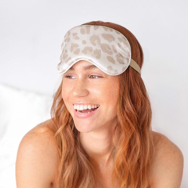 Satin Eye Mask - Leopard