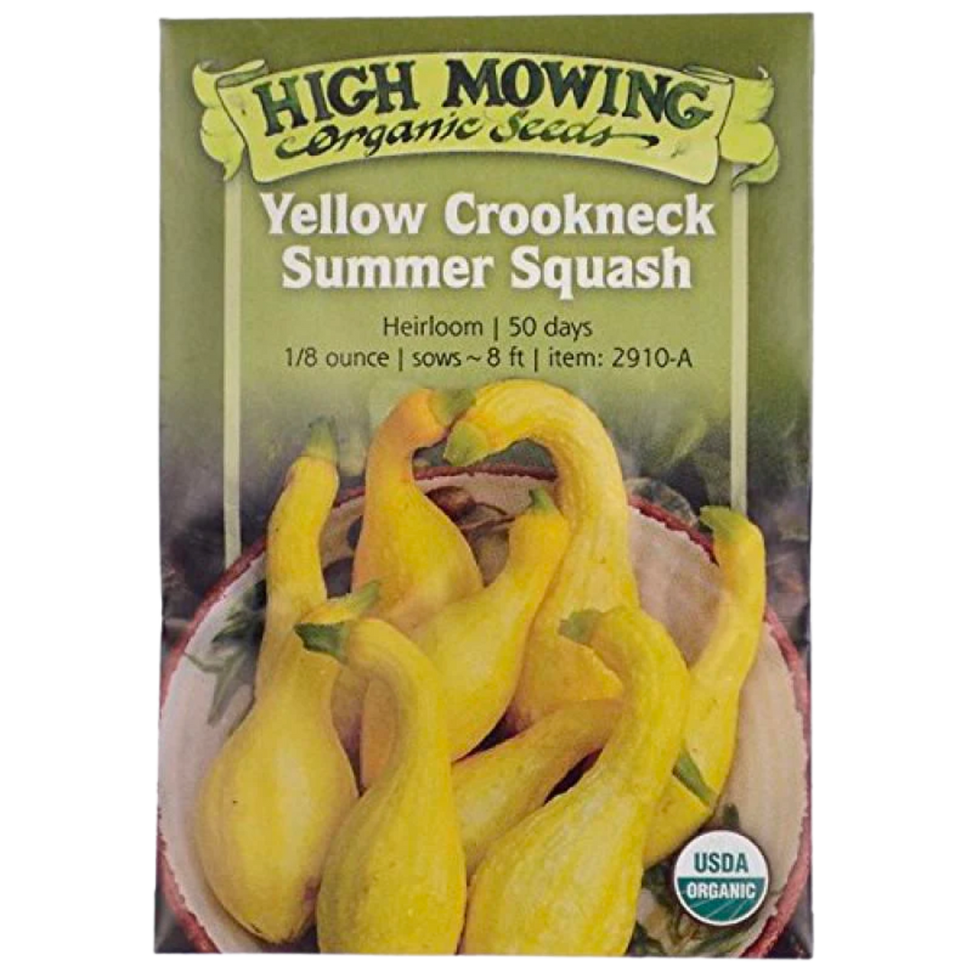 Yellow Crookneck Summer Squash: 1/8 OZ