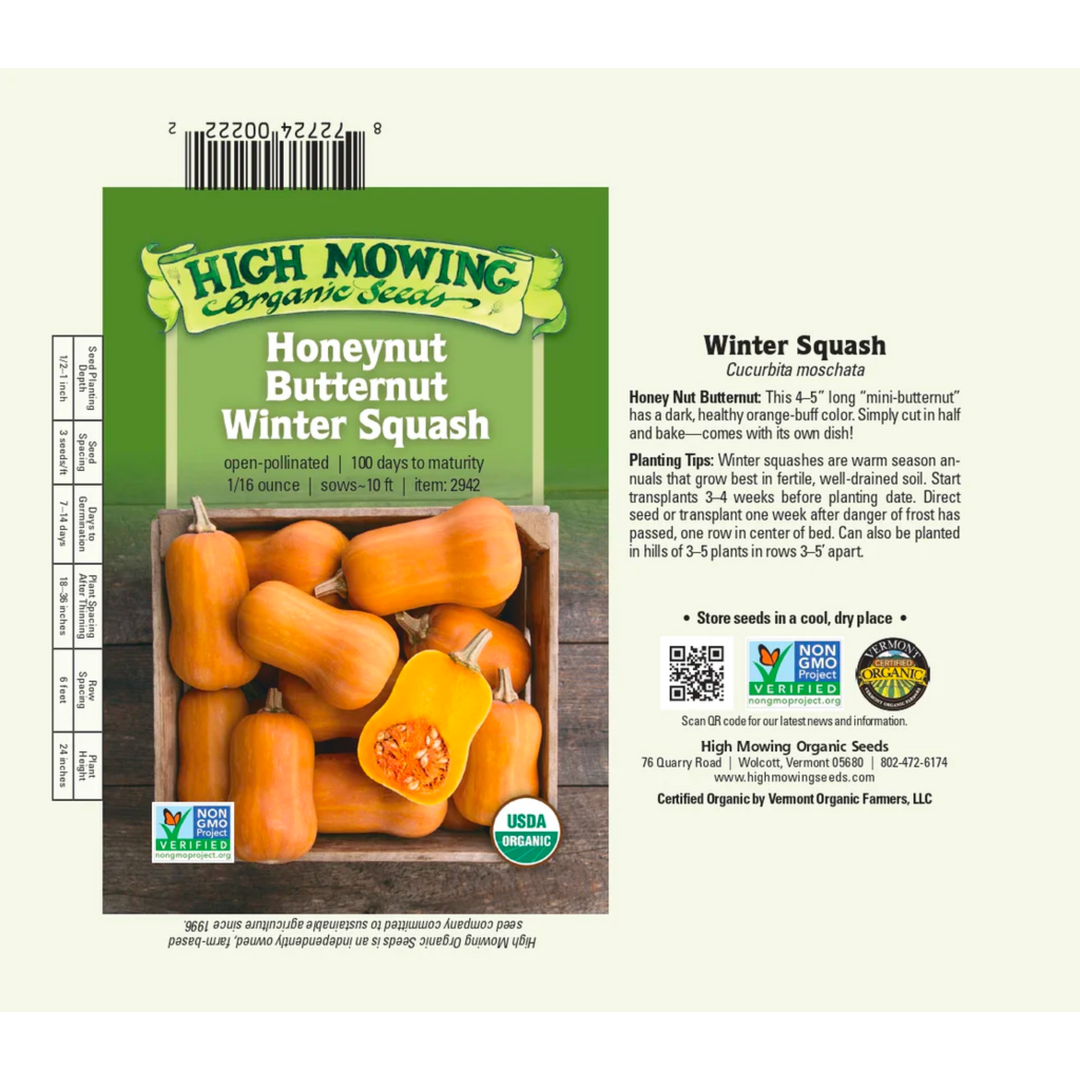 Honeynut Butternut Squash: 1/16 OZ