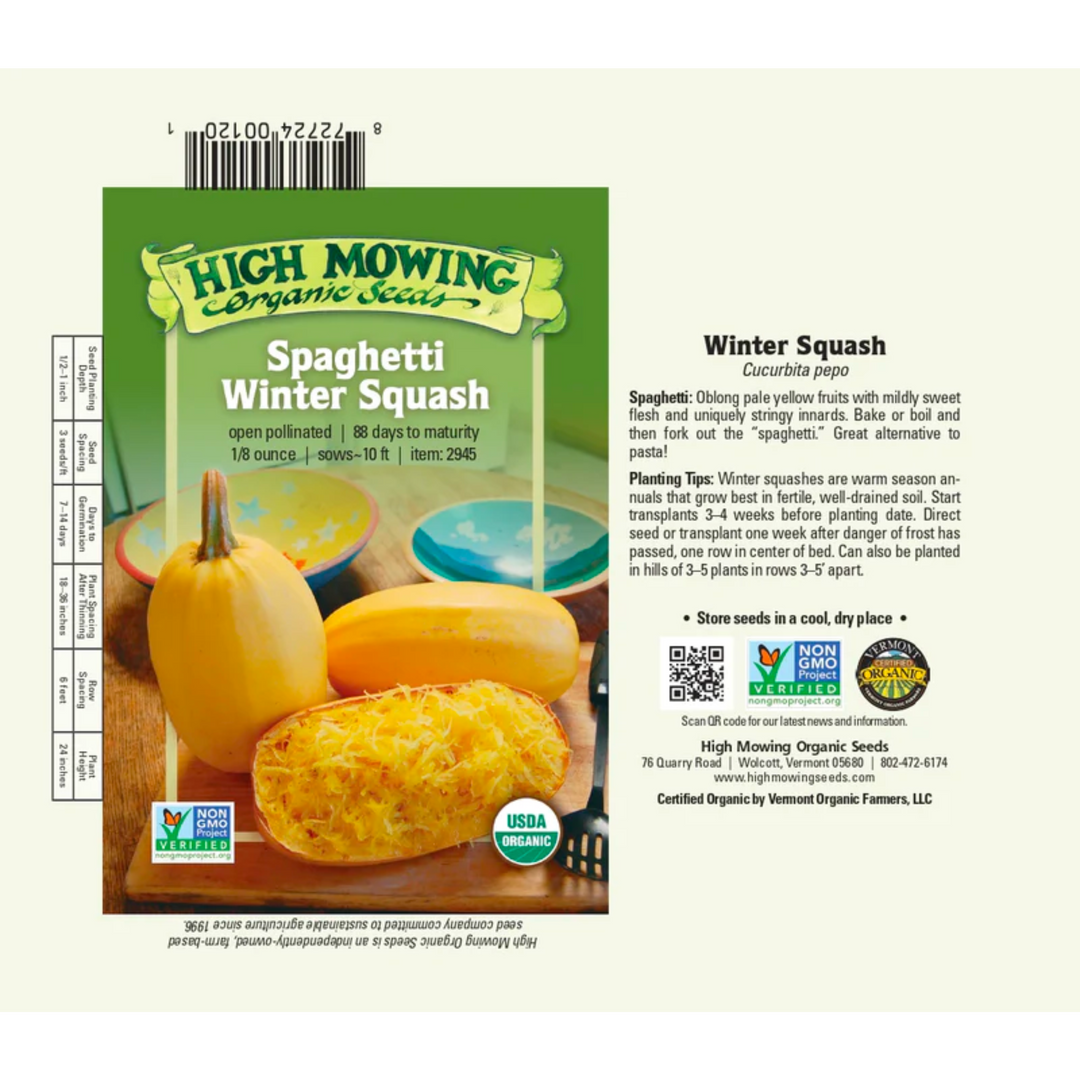 Spaghetti Squash: 1/8 OZ