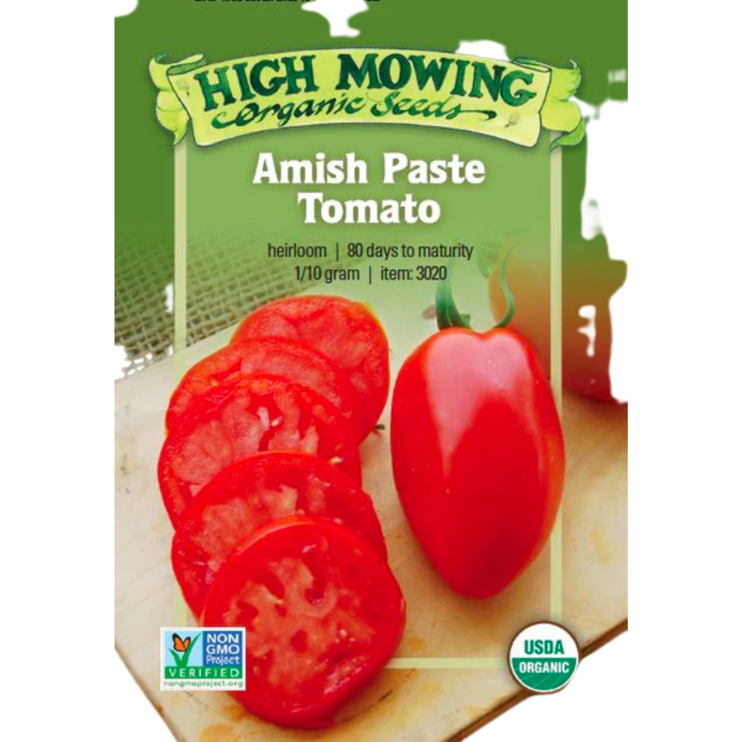 Amish Paste Tomato: 1/10 GRAM