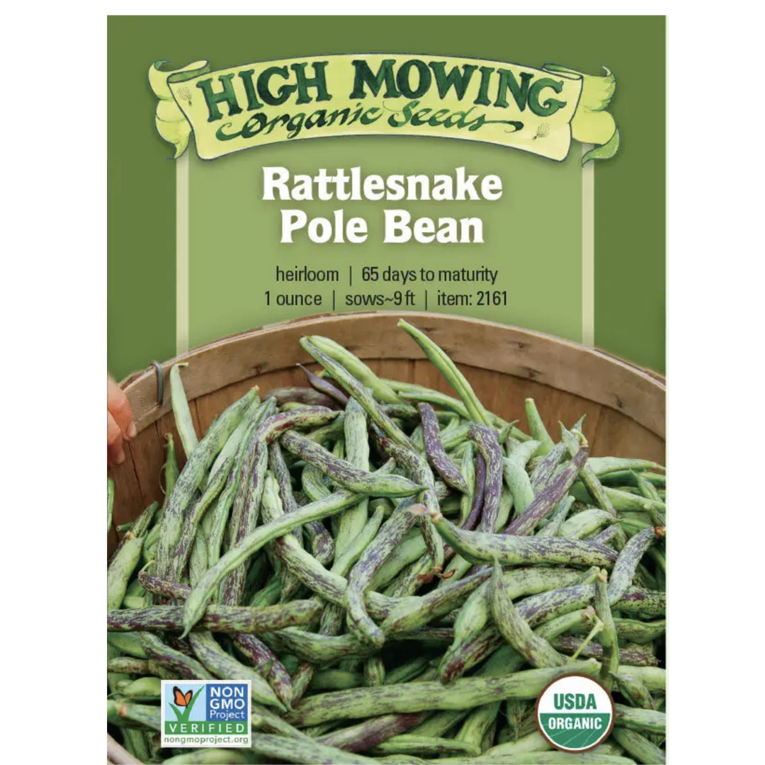 Rattlesnake Pole Bean: 1 ounce