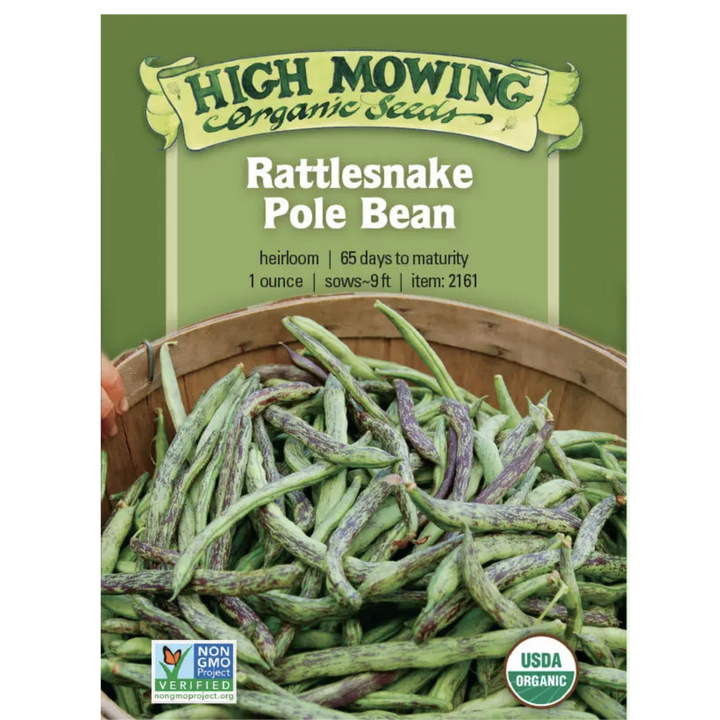 Rattlesnake Pole Bean: 1 ounce