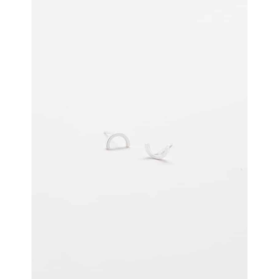 Mini Arc Stud Earrings
