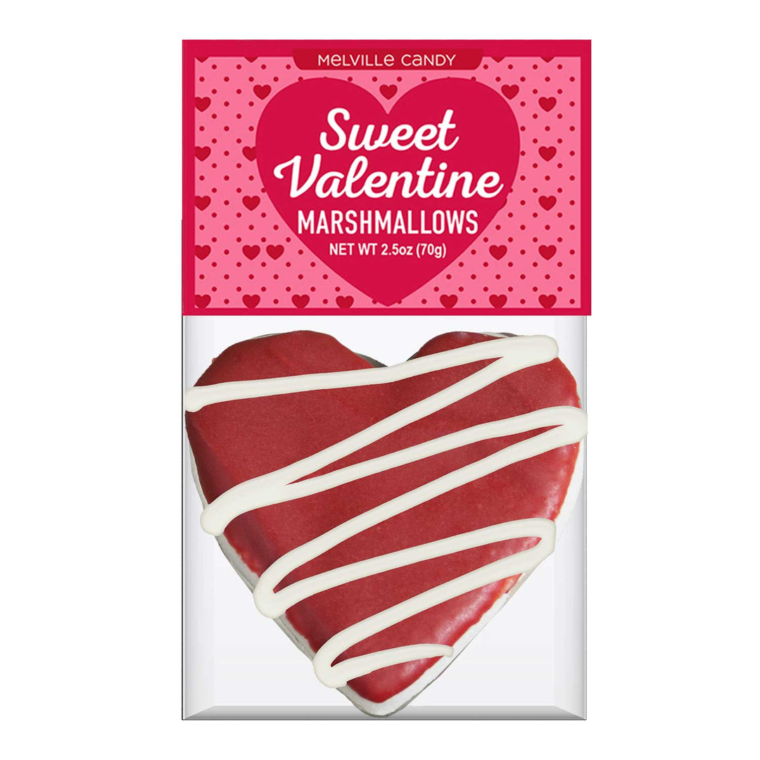 Red Velvet Heart Marshmallow Topper