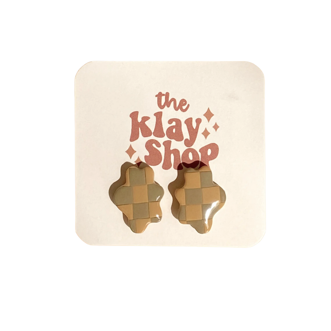 Wobbly Stud Earrings