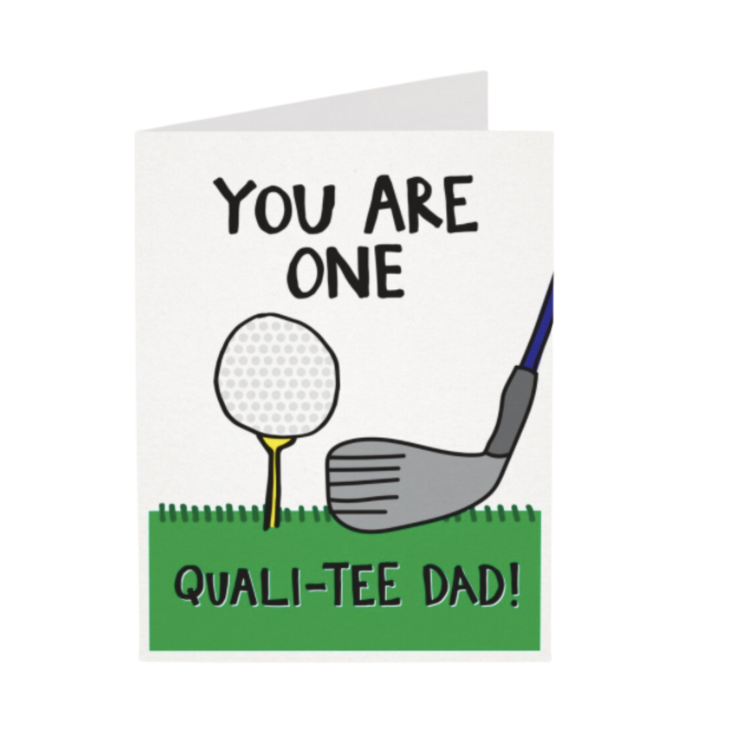 You are One Quali-Tee Golf Tee Father's Day Card