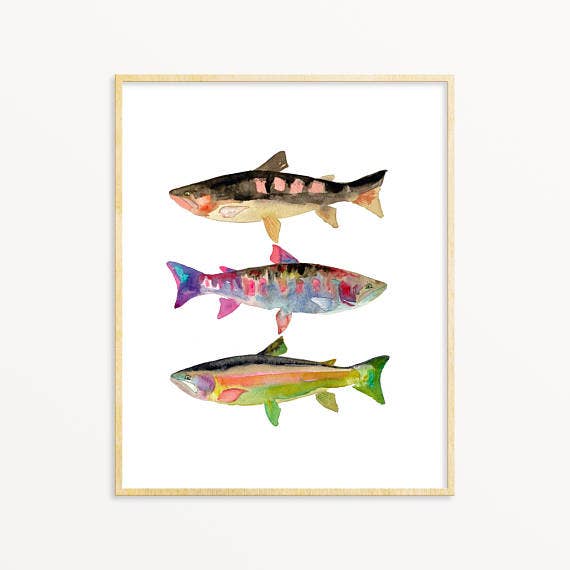Trout #5 Art Print