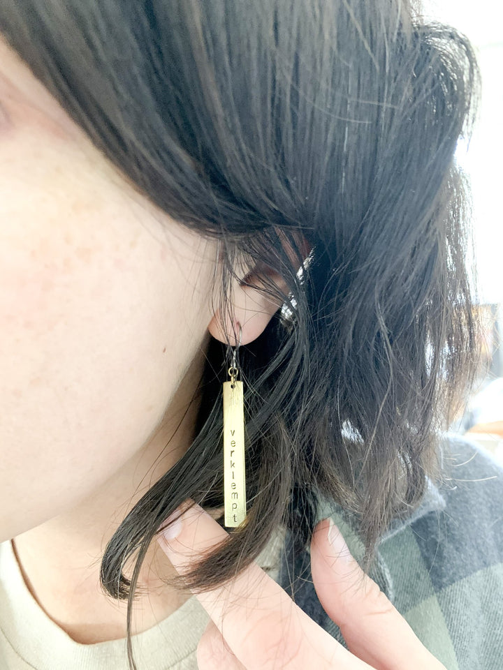 Verklempt Dangle Earrings