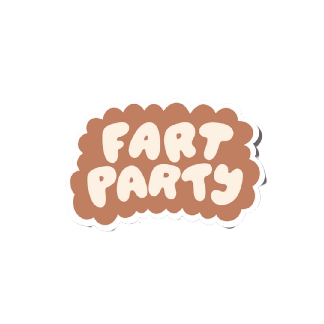 Fart Party Vinyl Sticker